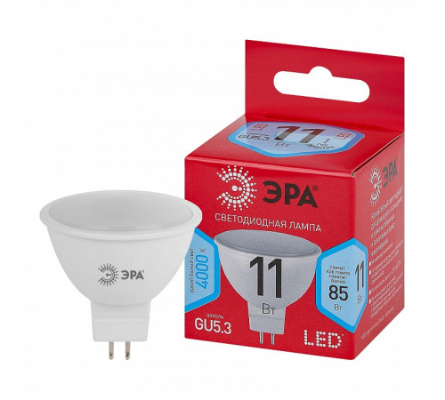 Лампа светодиодная Эра LED MR16-11W-840-GU5.3 R