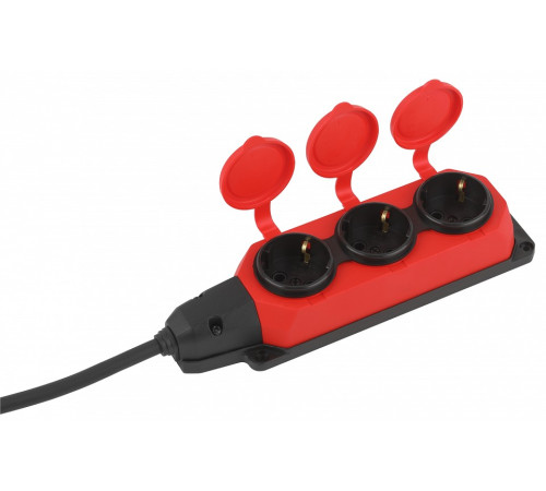 Удлинитель ЭРА UK-3e-3x1,5-5m-IP44(KG) 3 розетки 5 м IP44 UK-3e-3x1,5-5m-IP44(KG)