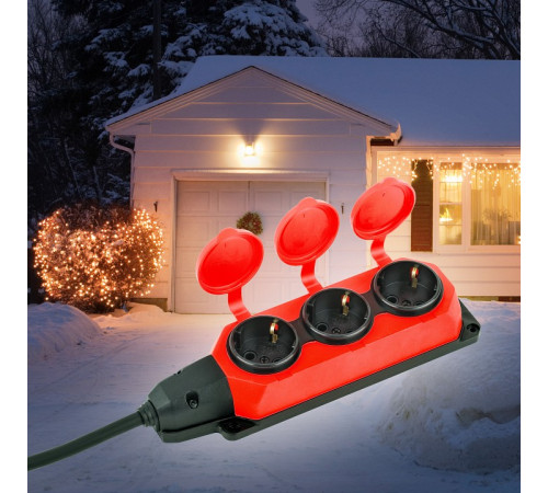 Удлинитель Эра UK-3e-3x1,5-20m-IP44(KG)