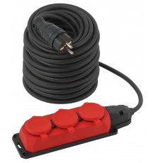 Удлинитель Эра  UK-3e-3x1,5-50m-IP44(KG)