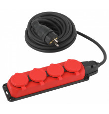 Удлинитель ЭРА UK-4e-3x1,5-5m-IP44(KG) 4 розетки 5 м IP44 UK-4e-3x1,5-5m-IP44(KG)