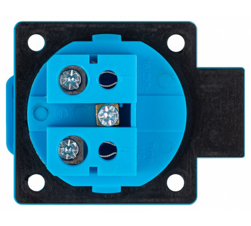 Розетка с заземлением Эра R(PAN)-16-2P-PE-IP54