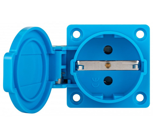 Розетка с заземлением Эра R(PAN)-16-2P-PE-IP54