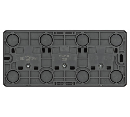 Розетка тройная с заземлением и со шторками Эра Эра Эксперт 11-2208-05