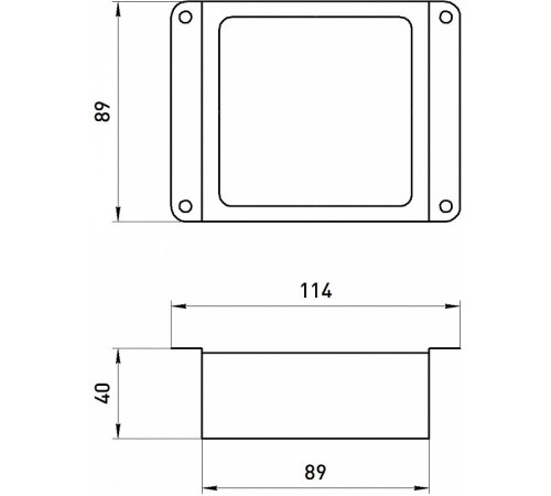 Светильник для потолка Грильято Эра SPO-646-3-4K-W6