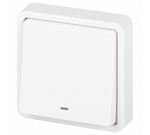 Выключатель одноклавишный с подсветкой Эра Эра Эксперт 11-1522-01