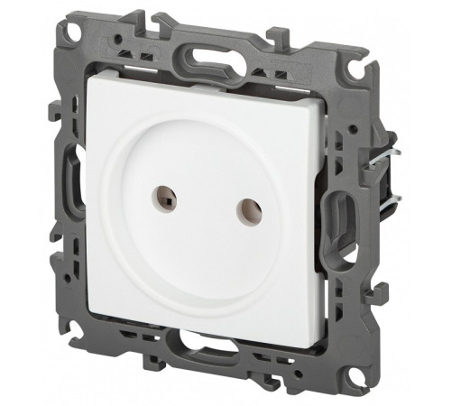 Розетка без заземления, без рамки Эра Эра 12 12-2105-01М