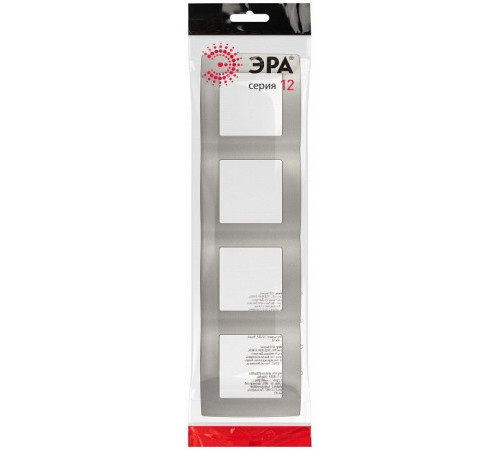 Рамка на 4 поста Эра Эра 12 12-5004-16