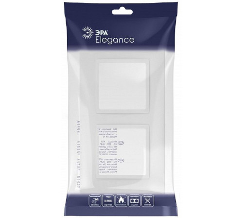 Рамка на 2 поста Эра Эра Elegance 14-5012-01М