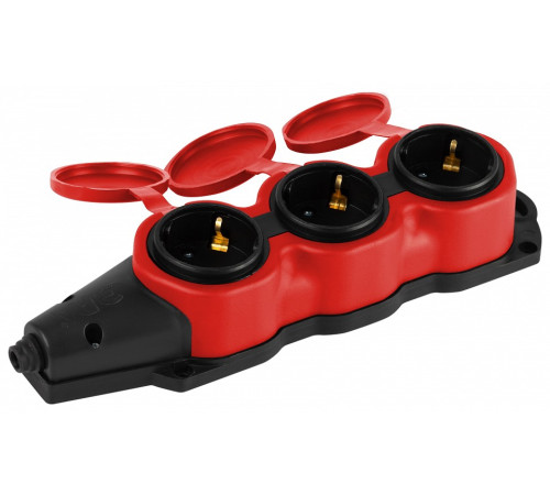 Колодка Эра KX-3e-RED-IP44