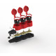 Колодка Эра KX-3e-RED-IP44