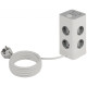 Сетевой фильтр Эра TWR-8es-1,5m-4USB-W