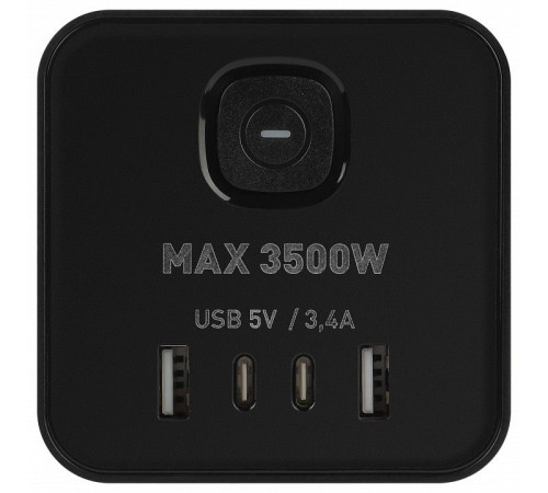 Сетевой фильтр Эра TWR-8es-1,5m-4USB-B