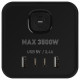 Сетевой фильтр Эра TWR-8es-1,5m-4USB-B