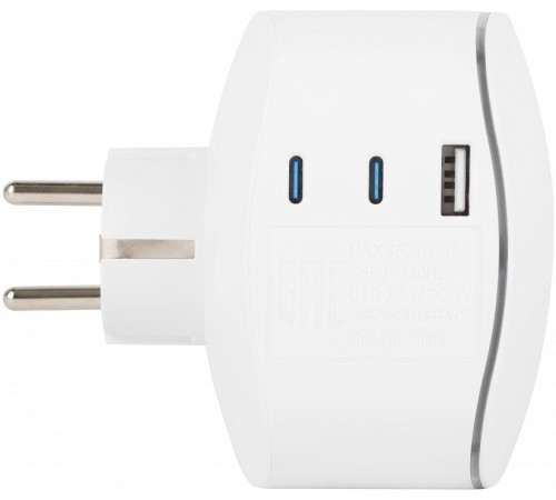 Разветвитель Эра SP-3e-3USBAC-W