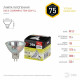 Лампа галогеновая Эра GU5.3-JCDR (MR16) -75W-230V-CL