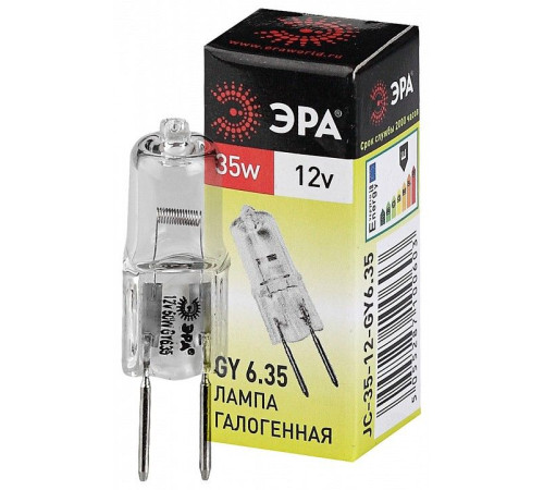 Лампа галогеновая Эра GY6.35-JC-35W-12V