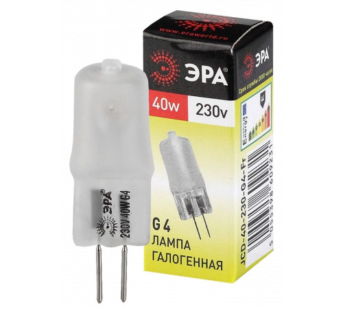 Лампа галогеновая Эра G4-JCD-40W-230V-FR