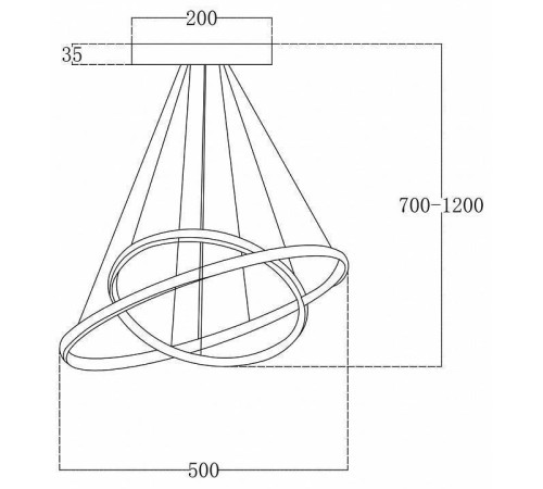 Подвесной светильник Escada Euler 10228/2LED