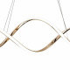 Подвесной светильник Escada Knot 10236/1LED Gold