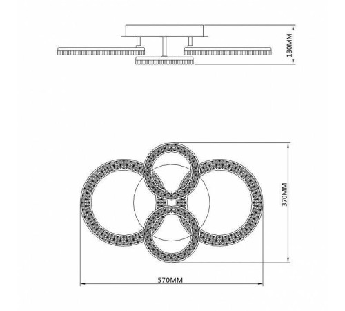 Потолочная люстра Escada Alunit 10281/4LED