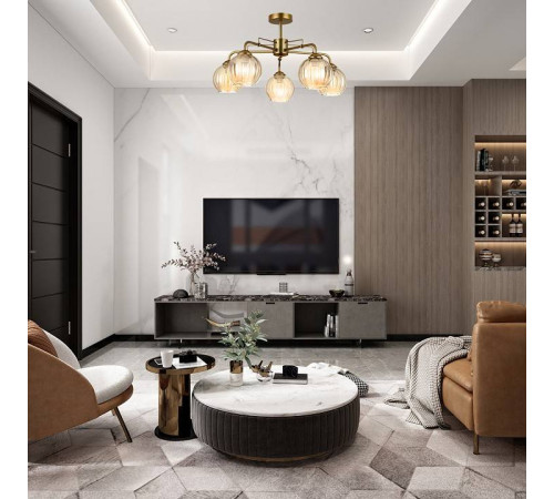 Люстра на штанге Escada Clever 1135/5P