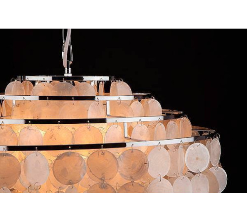 Подвесная люстра Eurosvet Sandra 3535/6 хром/перламутр