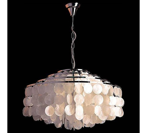 Подвесная люстра Eurosvet Sandra 3535/6 хром/перламутр