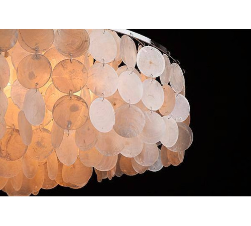 Подвесная люстра Eurosvet Sandra 3535/6 хром/перламутр