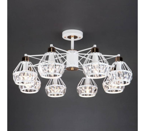 Люстра на штанге Eurosvet Lord 70075/8 белый