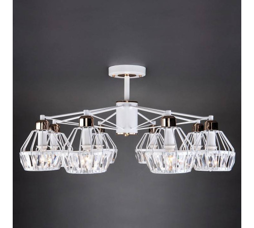 Люстра на штанге Eurosvet Lord 70075/8 белый