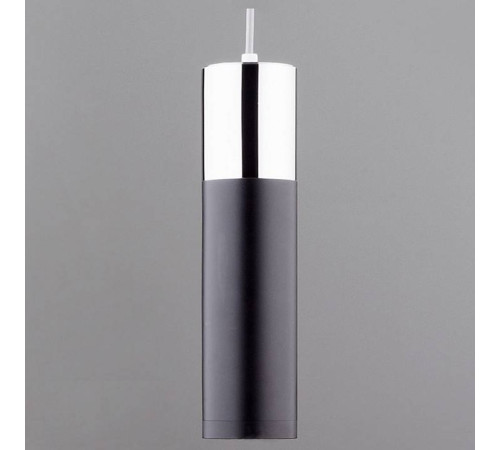 Подвесной светильник Eurosvet Double Topper 50135/1 LED хром/черный 12W