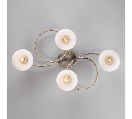 Потолочная люстра Eurosvet Alba 30144/4 античная бронза