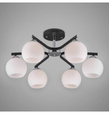 Люстра на штанге Eurosvet Blasco 30145/6 хром/венге