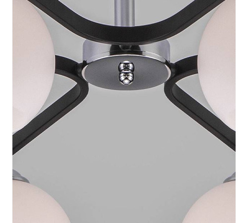 Люстра на штанге Eurosvet Blasco 30145/6 хром/венге