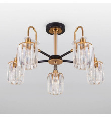 Люстра на штанге Eurosvet Tenia 70090/5 черный