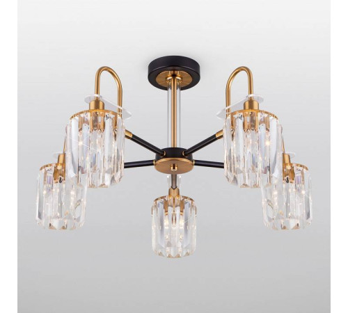 Люстра на штанге Eurosvet Tenia 70090/5 черный