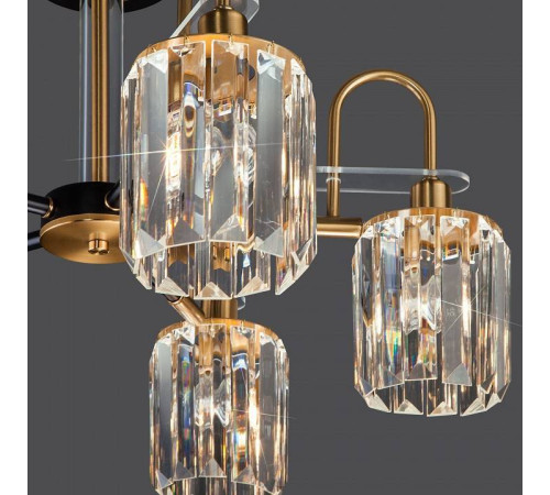 Люстра на штанге Eurosvet Tenia 70090/5 черный