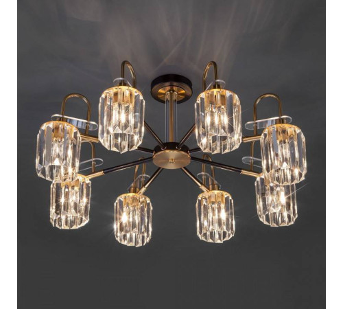 Люстра на штанге Eurosvet Tenia 70090/8 черный