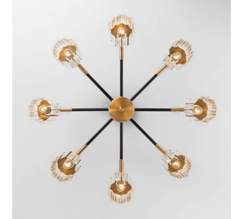 Люстра на штанге Eurosvet Tenia 70090/8 черный