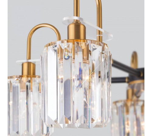 Люстра на штанге Eurosvet Tenia 70090/8 черный