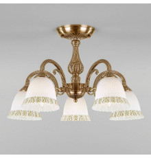 Люстра на штанге Eurosvet Campina 60107/5 античная бронза