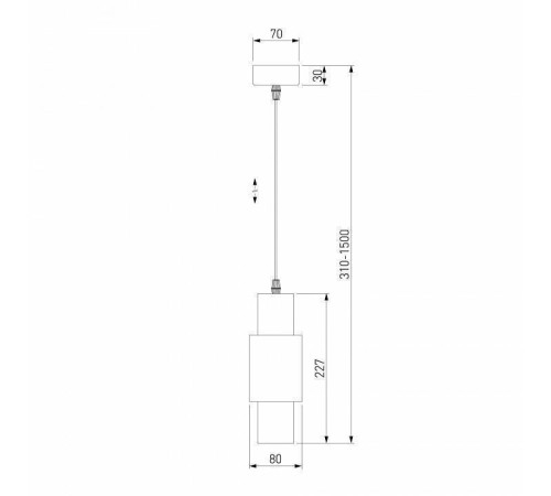 Подвесной светильник Eurosvet Bento 50204/1 LED