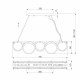 Подвесной светильник Bogates Galicia 353/4 Smart