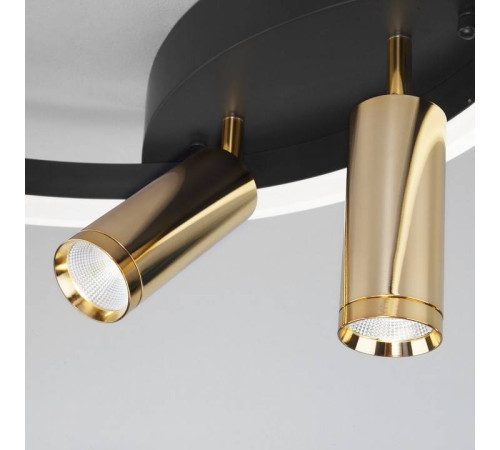 Накладной светильник Eurosvet Luminari 90247/3 черный/золото Smart