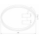 Накладной светильник Eurosvet Luminari 90247/3 черный/золото Smart