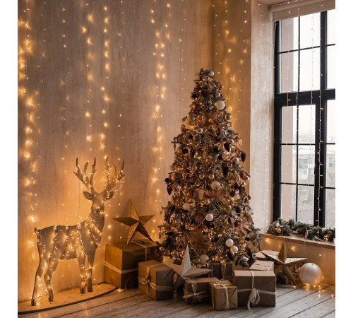 Занавес световой Eurosvet Роса 200-004 теплый белый