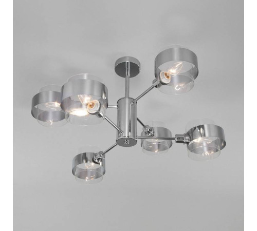 Люстра на штанге Eurosvet Arcada 70127/6 хром
