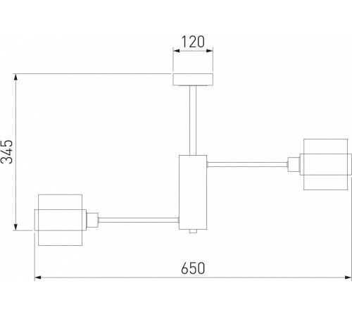 Люстра на штанге Eurosvet Arcada 70127/6 хром
