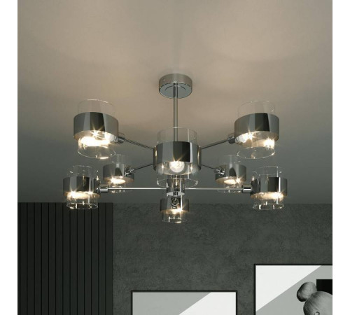 Люстра на штанге Eurosvet Arcada 70127/8 хром